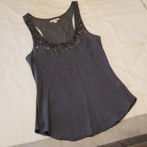 AE sequin racerback tank